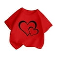 thumbnail image 2 of Hiijoy Big Girls Graphic T Shirt Short Sleeve Summer Casual T-Shirt Top, Sizes 1-14, 2 of 4