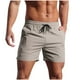 thumbnail image 2 of pstuiky Pantalones cortos de gimnasio, Pantalones cortos casuales de moda para hombre, de color liso, con bolsillo y cintura elástica. Pantalones cortos de baloncesto, 2 of 7