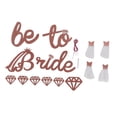 thumbnail image 1 of Bridal Shower Banner , Bridal Shower Sign Shiny Charming Simple Assembly  For Bridal Shower For Bachelor Party Decoration Rose Gold, 1 of 8