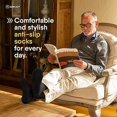 thumbnail image 3 of Grip Socks - Non-Slip Socks for Women and Men - Hospital Socks - 3 pairs, 3 of 3