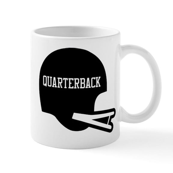 CafePress - Quarterback - 11 oz Ceramic Mug - Novelty Coffee Tea Cup