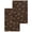 Brown, variant on Brown Floral Kitchen Dish Towels for Drying Dishes Set of 2, Vintage Spring Botanical Flowers Waffle Weave Microfiber Hand Tea Bathroom Towels Quick Dry & Absorbent Towel 15.7x23.6