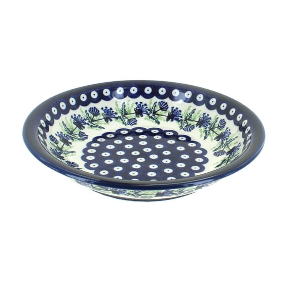 Blue Rose Polish Pottery Sweet Annie Soup Plate