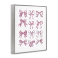 thumbnail image 4 of Stupell Industries Fabulous Bows Pattern Beauty & Fashion Painting Gray Framed Art Print Wall Art, 24 x 30, 4 of 10