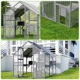 thumbnail image 4 of Outdoor Catio Cat House 74" H Large Cat Enclosures ,UV proof Cover 3-section,83.5", 4 of 5