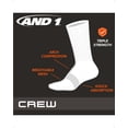 thumbnail image 2 of Calcetines redondos AND1 Performance Cushion Comfort, paquete de 12, para hombre, 2 of 7