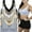 6-pack: Muted Neutrals, variant on ToBeInStyle Womens Pack of 6 Comfortable and Supportive Racerback Sports Bras