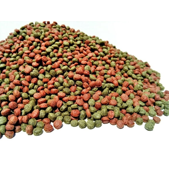 Floating Green Gro & Color Enhancing Pellets (Apx 3mm-1/8") Ponds & Aquariums...1-lb