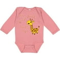 thumbnail image 3 of Inktastic My Great Aunt Loves Me- Cute Giraffe Boys or Girls Long Sleeve Baby Bodysuit, 3 of 5