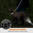 thumbnail image 4 of ZOUYUE Rope Dog Leash 6.5 FT with Comfortable Padded Handle, Highly Reflective Threads Dog Leash for Large/Medium Dogs, 1/2 inch, Multi-Color, 4 of 7