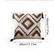 thumbnail image 3 of BohemianStyle Tufted Throw Pillow Cover 5 Colors Available Geometric DiamondPattern Cushion Cover With Tassels Ideal For Sofas Beds And Home Decor, 3 of 6