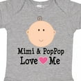 thumbnail image 4 of Inktastic Mimi and Poppop Love Me Grandchild Boys or Girls Baby Bodysuit, 4 of 5