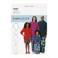 thumbnail image 2 of Simplicity Sewing Pattern S9202 - Misses'/Men's/Children's/Boys'/Girls' T-Shirt, Shorts and Pants, Size: BB Child (S-M-L-XL), 2 of 3