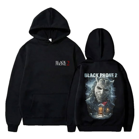 Black Phone 2 Cold Call Hoodies Streetwear Horror Movies Merch Women Men Long Sleeve Sweatshirts