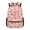 Bee and Flower Pattern, variant on Lizard Pattern School Backpack, Polyester Waterproof Bookbag Multiple Zipper Pockets School Bag for Outdoor Activities Travel