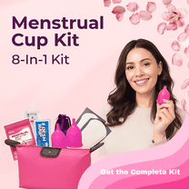Phlorena 8-in-1 Menstrual Cup Kit | Reusable Period Cup Set with Storage & Cleanser