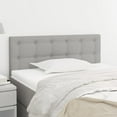 thumbnail image 3 of vidaXL Headboards 2 pcs Light Gray 35.4"x2"x30.7"/34.6" Fabric, 3 of 77