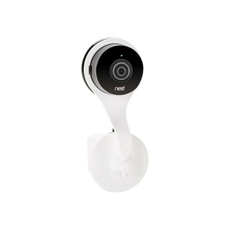 Wasserstein - 360° Swivel AC Outlet Mount for Nest Cam and Dropcam PRO Security Cameras - White