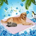 thumbnail image 1 of Été Chien Chien Chat Auto Refroidissement Tapis Chaleur Relief Maille Lit Coussin de Couchage, 1 of 10