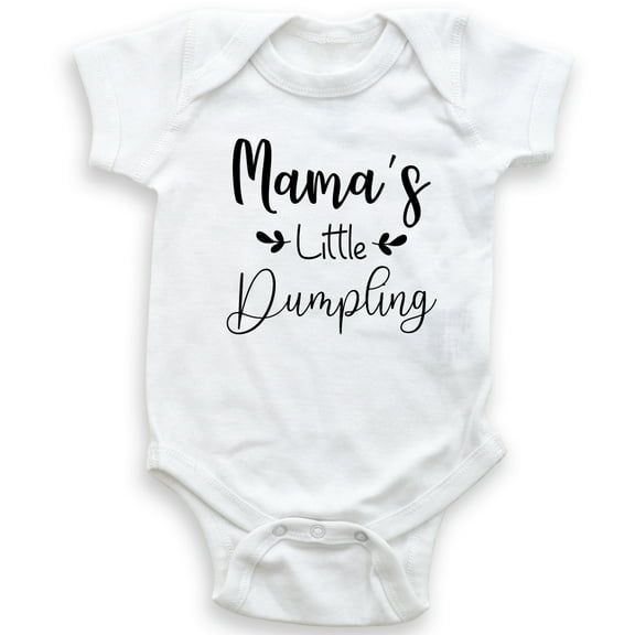 Mama's Little Dumpling - Baby Bodysuit - Unisex Clothing - Baby Boy - Baby Girl - Cute Foodie Bodysuit