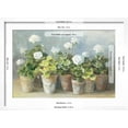 thumbnail image 5 of Art.com White Geraniums Art Print by Danhui Nai, White Frame Wall Art, 23" x 17", 5 of 5