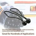 thumbnail image 5 of 6 inch 50 Piece Heavy Duty 5mm Ball Bungee Canopy Cord By Wellmax, Black Color, 5 of 6