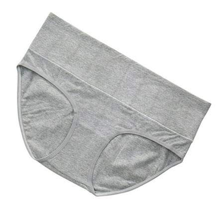 

Womens Low Waist Cotton Maternity Panties Solid Soft Under Bump Pregnancy Postpartum Brief