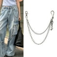 thumbnail image 2 of Unisex Skull Pendant Chain Decoration for Jeans and Biker Styles Daily Use, 2 of 9