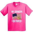 thumbnail image 3 of Inktastic Military Grandson My Grandpa Served Youth T-Shirt, 3 of 5