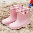 thumbnail image 4 of Tkrady Girls Rain Boots Spring Summer New Sparkly Soft Soles Non Slip Kids Water Shoes, Sizes 1-10 Years, 4 of 5