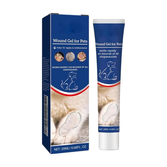 Fast-Acting Pet Wound Care Gel, Pain-Free Healing for Dogs and Cats, Soothing and Protective Gel for Minor Cuts and Abrasions