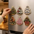 thumbnail image 3 of Xuyuer 6 Piece DIY Diamond Painting Pearl Refrigerator Magnets Set, Fridge Decor Craft Kit for Home Kitchen Display, #1, 3 of 4