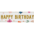 thumbnail image 4 of Floral Butterfly Themed Happy Birthday Banner Background Party Decoration Backdrop Photography Props for Birthday Party Celebrations Family Gatherings Photo Shoots and Home Decorations, 4 of 8