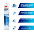 thumbnail image 6 of 3M Marine Adhesive Sealant Cartridge, Permanent Bonding Sealing Waterproof Repair, White, 10 fl oz, 6 of 9