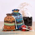 thumbnail image 4 of Bolsa de lino con cordón para teléfono móvil, joyería de granos de café, bolsa de almacenamiento con cordón para joyería, embalaje de regalo de Navidad de cáñamo, 4 of 6