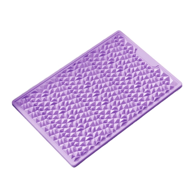 Esquirla Foot Massage Pad Pressure Point Pad Convenient for Men Women Reflexology Mats Acupressure Mat for Gym Travel Living Room Home Purple