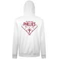 thumbnail image 3 of Men's Levelwear White Philadelphia Phillies Podium Primary Pullover Hoodie, 3 of 3