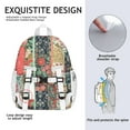thumbnail image 5 of Pioneer Flower Backpack for School,Cute School Bag,Schoolbag with Adjustable Shoulder Straps & Padded Back,15"x11.42"x5.5", 5 of 6