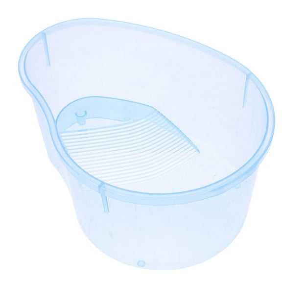 OUNONA Little Pool For Turtles Turtle Tank Plastic Sky Blue 1Set