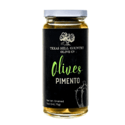 Texas Olive Oil Hill Country Pimento Gourmet Olives, 5oz