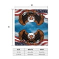 thumbnail image 4 of Wukai Cartoon Bald Eagle USA Mailbox Covers for Garden Outdoor Decor,Waterproof Post Box Cover 21x18 in& 25.5x21 in-21x18 in, 4 of 8