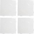 thumbnail image 1 of 4Pcs 5mm Fuse Bead Boards, Large Square Plastic Clear Beads Pegboards for DIY Craft Beads, 1 of 5
