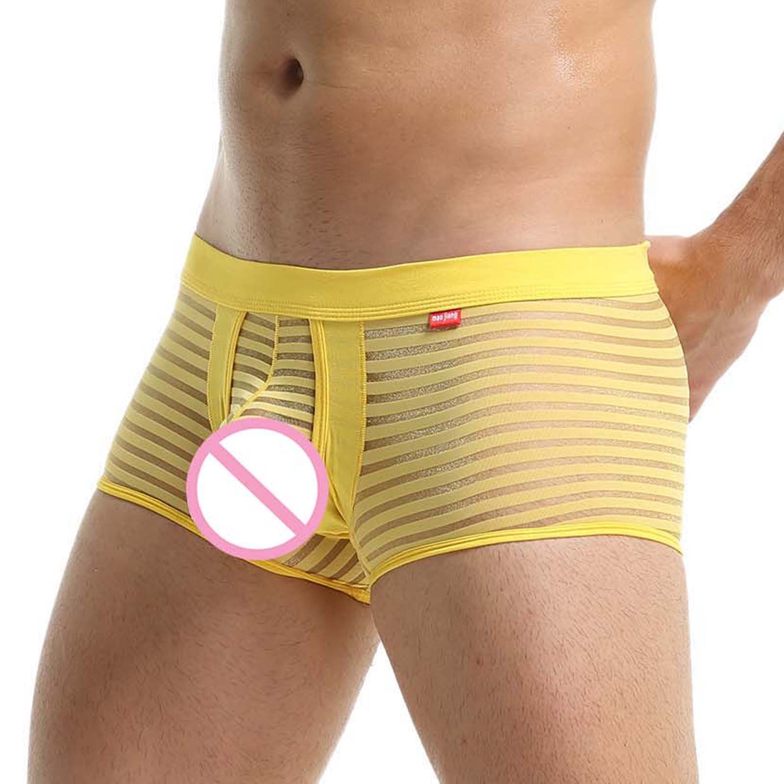 Akiihool Underpants Men's Dual Pouch Underwear Micro Modal Trunks