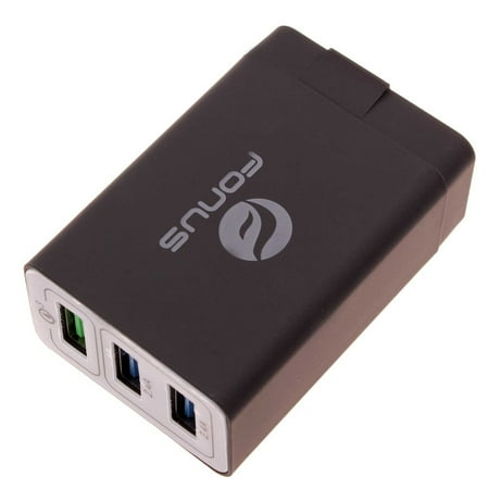 34W Home Charger for TCL 4X 5G 40 X 5G/NxtPaper - 6.8Amp 3-Port USB One Fast Port Travel Wall