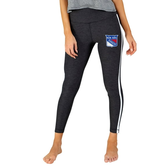 Women's Concepts Sport Charcoal/White New York Rangers Centerline Knit Leggings