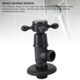 thumbnail image 3 of 1/2 Angle Stop Valve Brass Water Shut Off Valve, Copper Angle Valve for Bathroom Toilet Kitchen with Compact Design Easy Installation High Temperature Pressure, 3 of 7