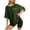 Green, variant on BVOFAR Women's Short Sleeve Oversized T-Shirts Color Block Crew Neck Casual Tops Summer Loose Comfy Tees 2025
