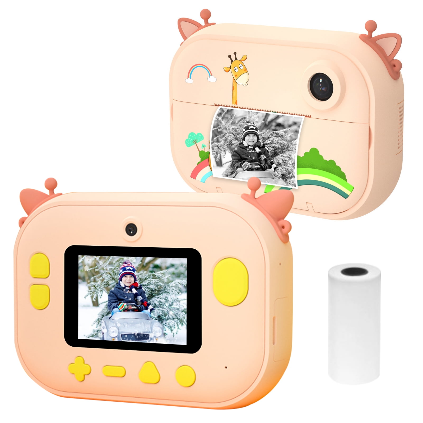 ETIKEZ Appareil Photo Instantané Enfant – Impression Thermique Noir & Blanc, Vidéo 1080P, Écran 2,4″, 32 Go, Jeux, Filtres – Cadeau 3-12 Ans (Sans Encre ETIKEZ Appareil Photo Instantané Enfant – Impression Thermique Noir & Blanc, Vidéo 1080P, Écran 2,4″, 32 Go, Jeux, Filtres – Cadeau 3-12 Ans (Sans Encre