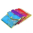 thumbnail image 2 of 2Pcs Elegant Embroidered Jewelry Pouch Beautiful Bright-colored Fabric Jewelry Organizer for Women, 2 of 8