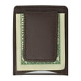 thumbnail image 7 of Mens Genuine Leather Magnetic Money Clip Credit Card Holder Wallet 910R (C) Black, 7 of 7